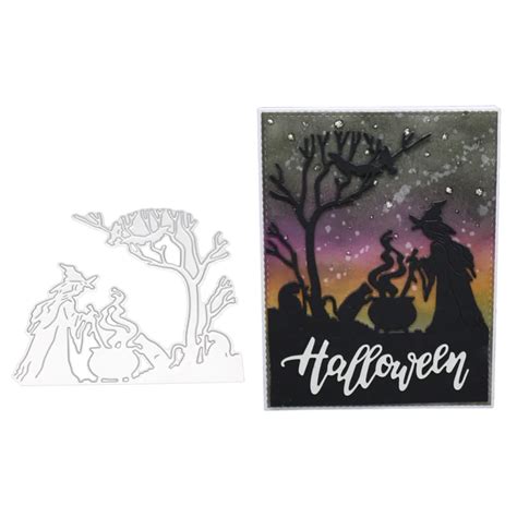 tree metal cutting dies halloween